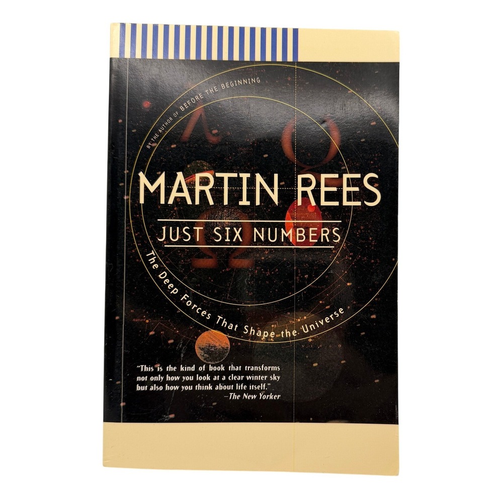 Martin Rees Just Six Numbers Paperback Book Astronomy Science Physics Universe